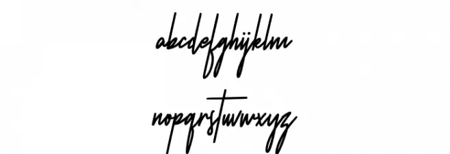 West Most Free Regular Font LOWERCASE