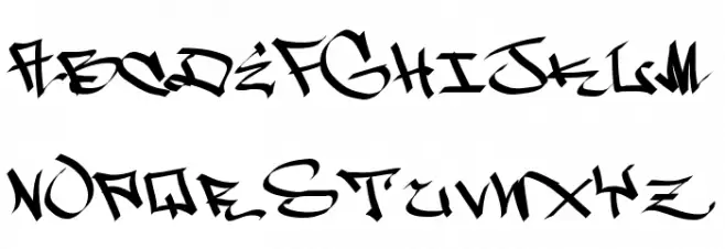 West Side Plain Schriftart Groß