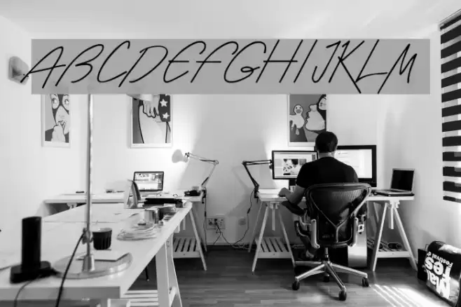 West Side Font examples