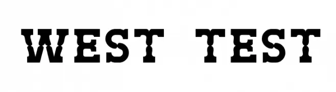 West Test  تنزيل الخطوط