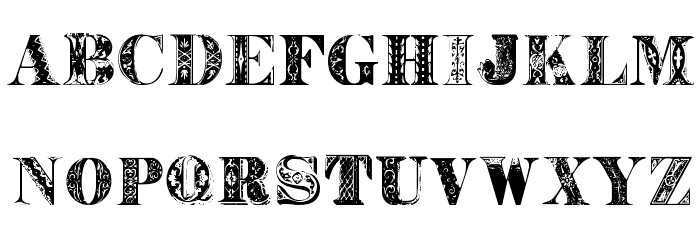 WestBalaio Font LOWERCASE