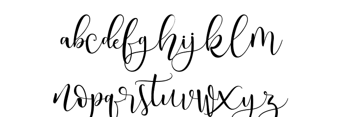 WestCousin Font LOWERCASE