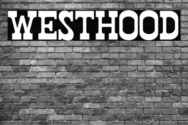 WestHood Font examples