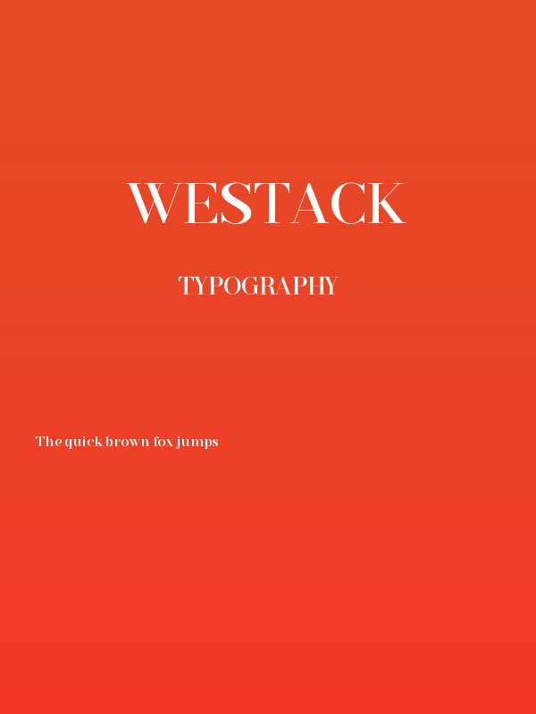 Westack Poster