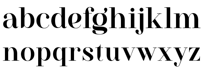 Westack Font LOWERCASE