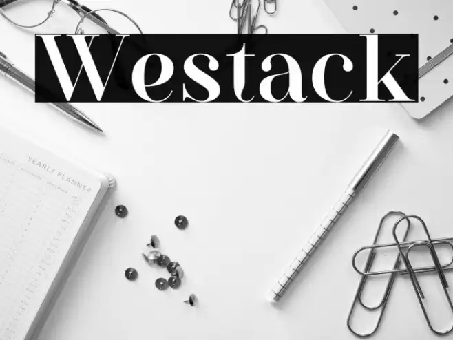 Westack Font examples