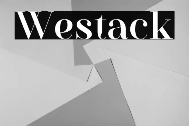Westack Font examples