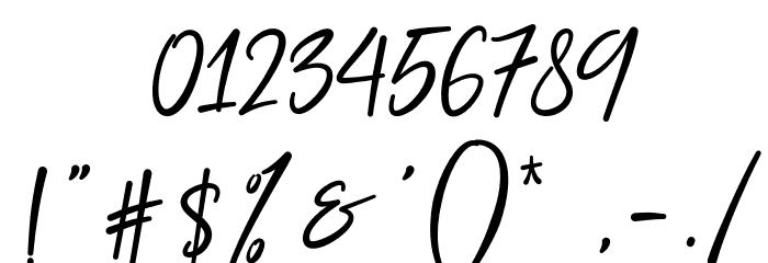 Westay Script Font OTHER CHARS