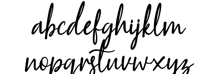 Westay Script Font LOWERCASE