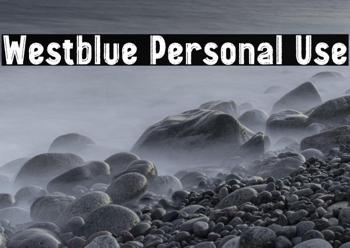 Westblue Personal Use Example 2