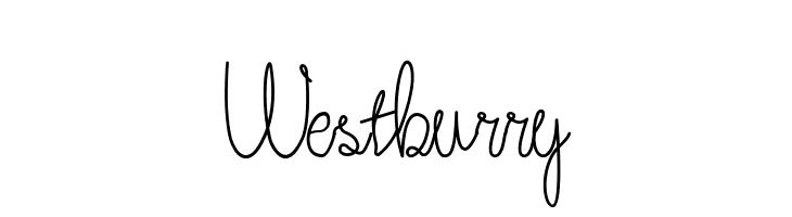Westburry  नि: शुल्क फ़ॉन्ट्स डाउनलोड