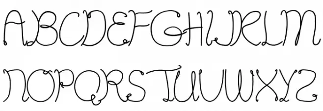 Westburry Font UPPERCASE