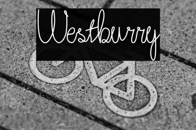 Westburry Font examples