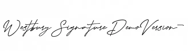 WestburySignatureDemoVersion-  baixar fontes gratis