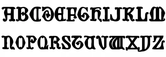 Westdelphia Bold Schriftart Groß