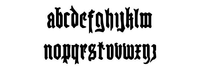 Westdelphia Bold Font LOWERCASE
