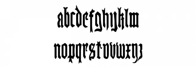 Westdelphia Condensed Fuentes MINÚSCULAS