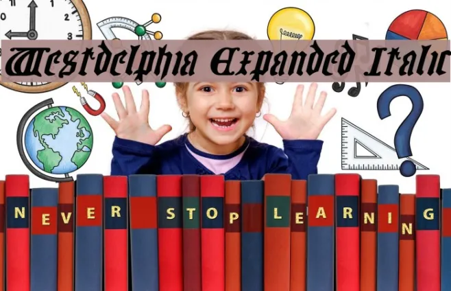Westdelphia Expanded Italic Example 1