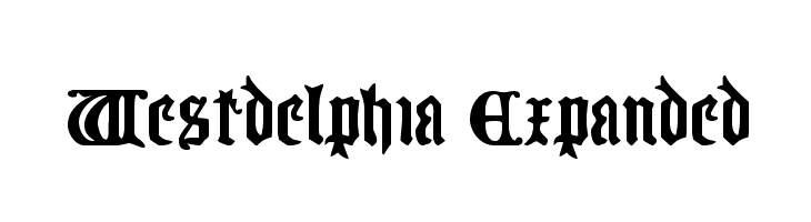 Westdelphia Expanded  Free Fonts Download