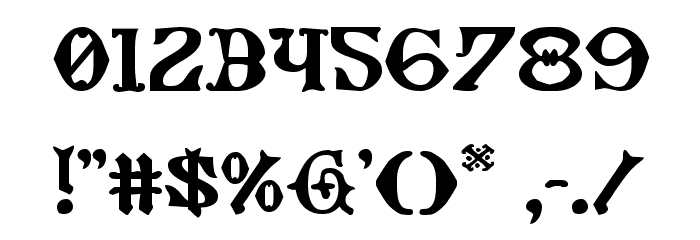 Westdelphia Expanded Font OTHER CHARS