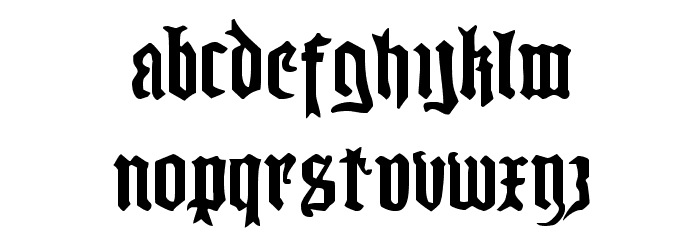Westdelphia Expanded Font LOWERCASE