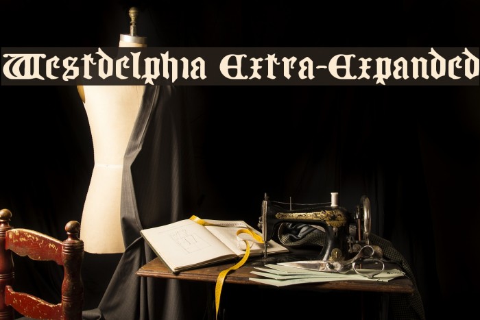 Westdelphia Extra-Expanded Font examples