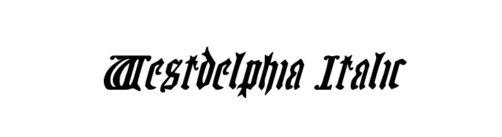Westdelphia Italic  नि: शुल्क फ़ॉन्ट्स डाउनलोड
