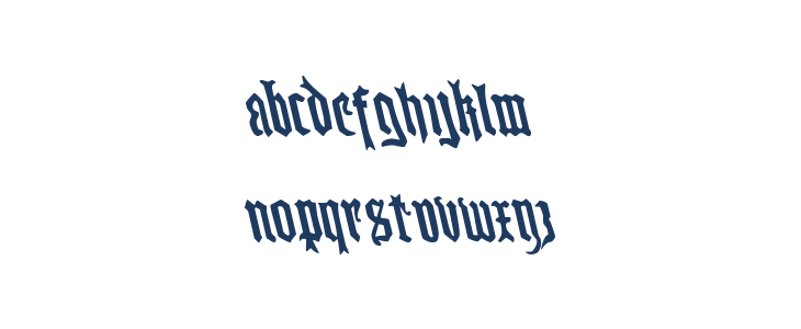 Westdelphia Leftalic Lowercase