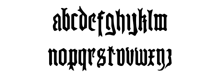 Westdelphia Regular Font LOWERCASE