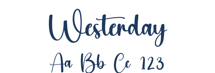 Westerday Font Preview