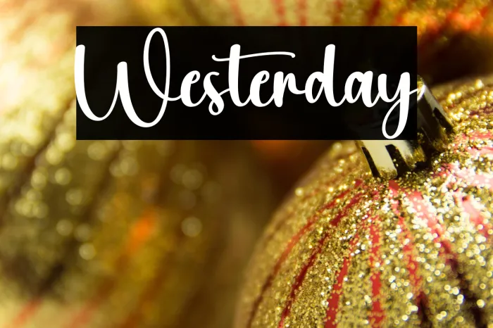 Westerday Example 2