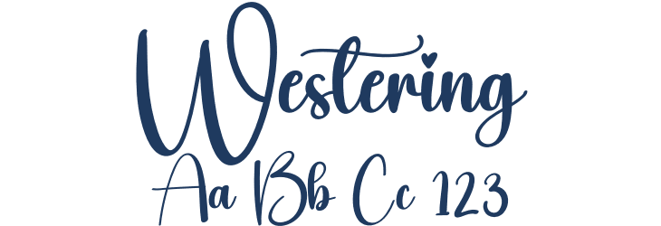 Westering Font Preview