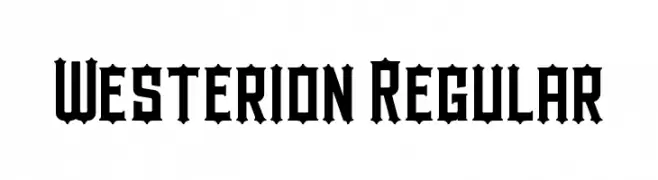 Westerion Regular  Frei Schriftart Herunterladen