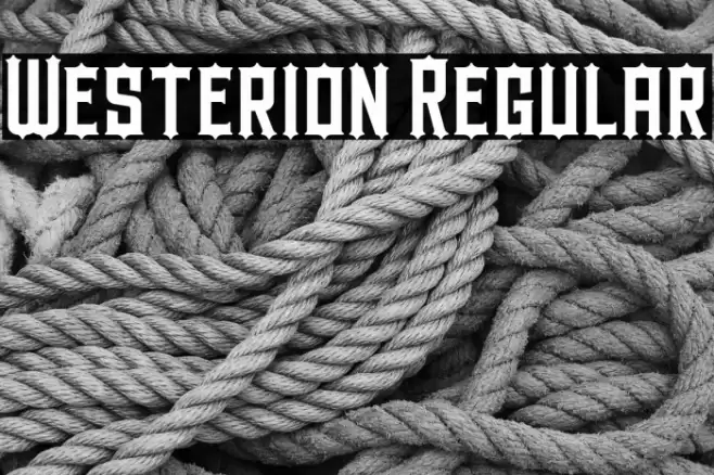 Westerion Regular Font examples