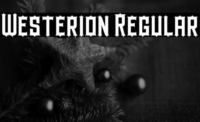 Westerion Regular Font examples