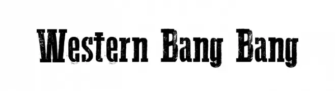 Western Bang Bang  नि: शुल्क फ़ॉन्ट्स डाउनलोड