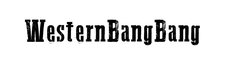 Western Bang Bang  नि: शुल्क फ़ॉन्ट्स डाउनलोड
