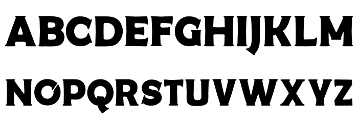 Western Brother Personal Use フォント 小文字