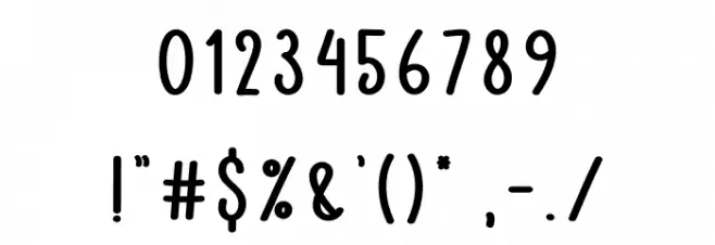 Western  Christmas Font OTHER CHARS