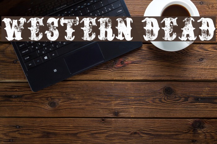 Western Dead Font examples