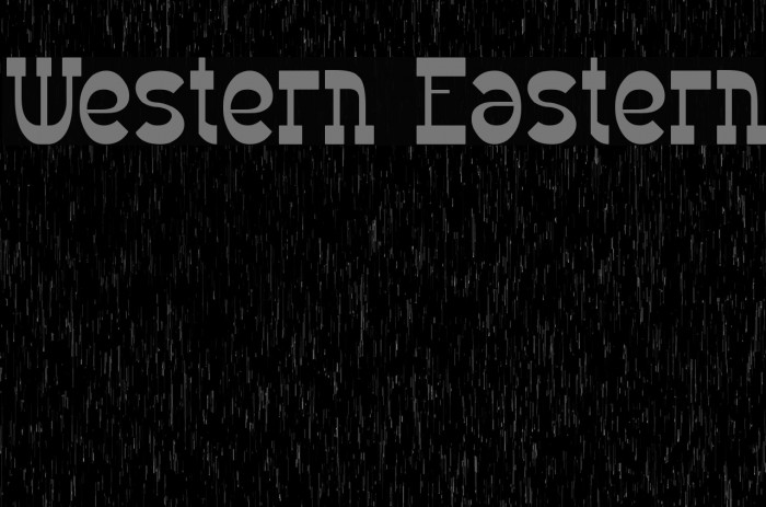 Western Eastern Example 2