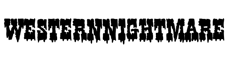 Western Nightmare  font caratteri gratis