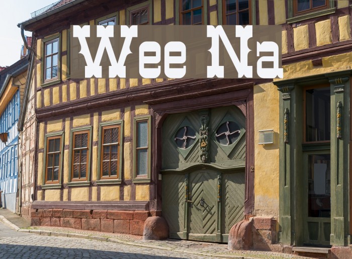 Western Normal Font examples