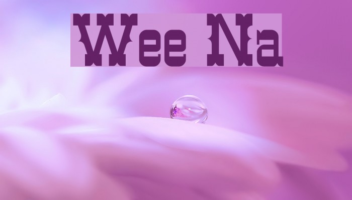 Western Normal Font examples