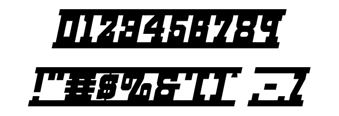 Western Rail Expanded Italic Font OTHER CHARS
