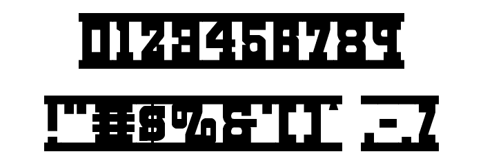 Western Rail Expanded Font OTHER CHARS