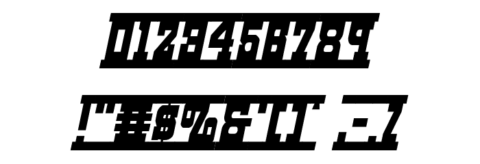 Western Rail Italic Font OTHER CHARS