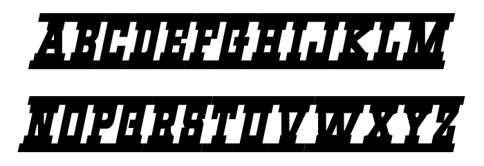 Western Rail Italic Font LOWERCASE