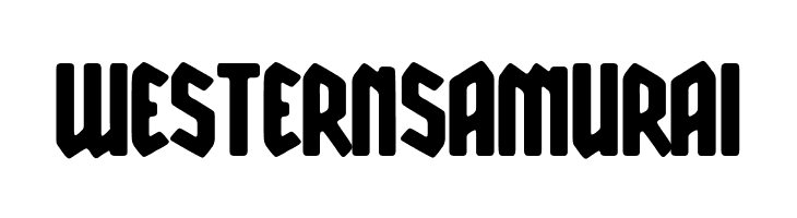 Western Samurai  Frei Schriftart Herunterladen
