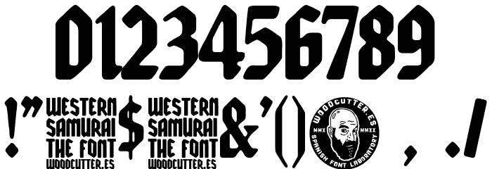 Western Samurai Font OTHER CHARS